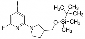 2-(3-((tert-Butyldimethylsilyloxy)methyl)pyrrolidin-1-yl)-6-fluoro-4-iodopyridine ADE000826-1G