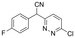 2-(6-Chloropyridazin-3-yl)-2-(4-fluorophenyl)acetonitrile JRD0220-1G