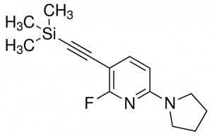 2-Fluoro-6-(pyrrolidin-1-yl)-3-((trimethylsilyl)ethynyl)pyridine ADE000788-1G