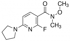 2-Fluoro-N-methoxy-N-methyl-6-(pyrrolidin-1-yl)nicotinamide ADE000796-1G