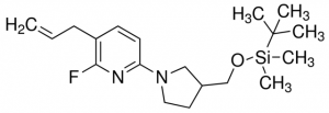 3-Allyl-6-(3-((tert-butyldimethylsilyloxy)methyl)pyrrolidin-1-yl)-2-fluoropyridine ADE000091-1G