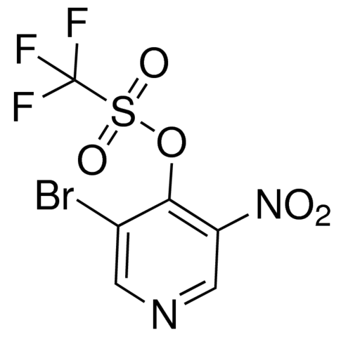 3-Bromo-5-nitropyridin-4-yl trifluoromethanesulfonate ADE000217-1G