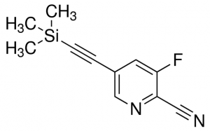 3-Fluoro-5-((trimethylsilyl)ethynyl)picolinonitrile ADE000147-1G