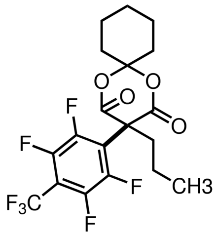 3-Propyl-3-(2,3,5,6-tetrafluoro-4-(trifluoromethyl)phenyl)-1,5-dioxaspiro[5.5]undecane-2,4-dione 809071-250MG