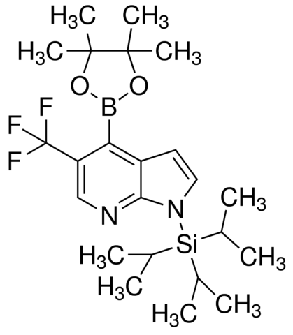 4-(4,4,5,5-tetramethyl-1,3,2-dioxaborolan-2-yl)-5-(trifluoromethyl)-1-(triisopropylsilyl)-1H-pyrrolo[2,3-b]pyridine ADE001101-1G