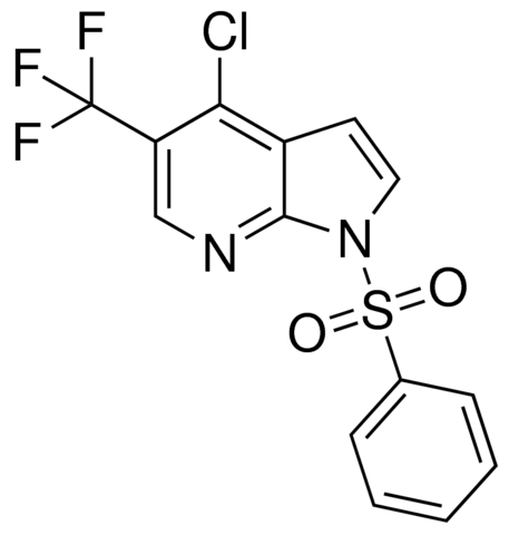 4-Chloro-1-(phenylsulfonyl)-5-(trifluoromethyl)-1H-pyrrolo[2,3-b]pyridine ADE001118-1G