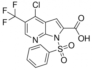 4-Chloro-1-(phenylsulfonyl)-5-(trifluoromethyl)-1H-pyrrolo[2,3-b]pyridine-2-carboxylic acid ADE001125-1G