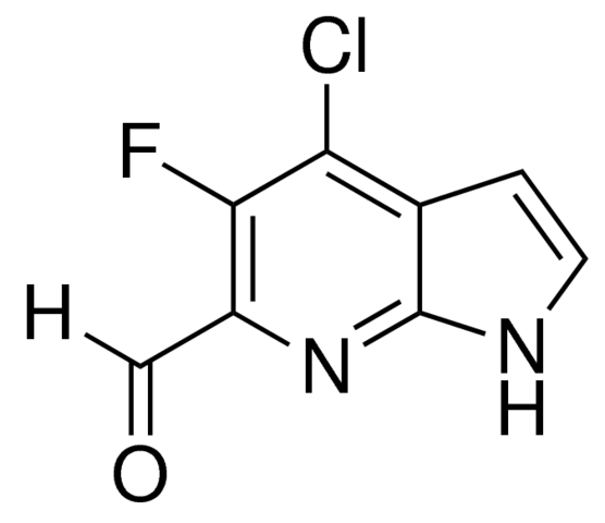 4-Chloro-5-fluoro-1H-pyrrolo[2,3-b]pyridine-6-carbaldehyde ADE001080-1G