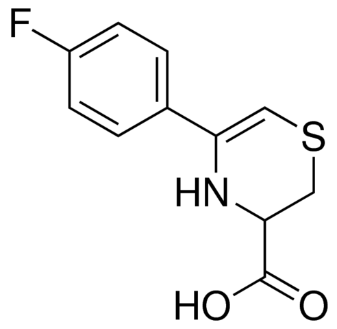 5-(4-Fluorophenyl)-3,4-dihydro-2H-1,4-thiazine-3-carboxylic acid CDS012020-100MG