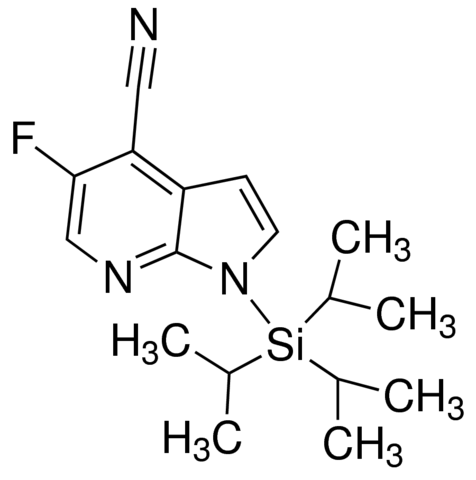 5-Fluoro-1-(triisopropylsilyl)-1H-pyrrolo[2,3-b]pyridine-4-carbonitrile ADE001059-1G