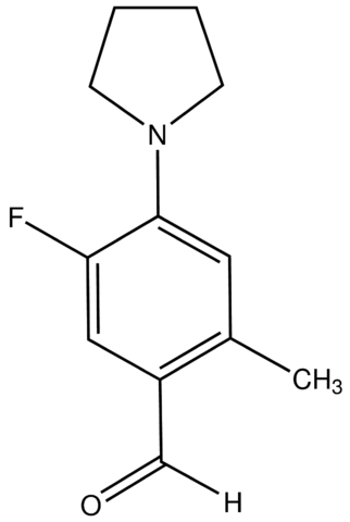 5-Fluoro-2-methyl-4-(1-pyrrolidinyl)benzaldehyde CBR00229-1G