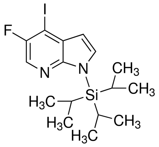 5-Fluoro-4-iodo-1-(triisopropylsilyl)-1H-pyrrolo[2,3-b]pyridine ADE000984-1G