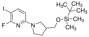 6-(3-((tert-Butyldimethylsilyloxy)methyl)pyrrolidin-1-yl)-2-fluoro-3-iodopyridine ADE000800-1G