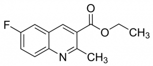 6-Fluoro-2-methylquinoline-3-carboxylic acid ethyl ester BBO000209-1G
