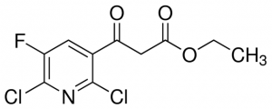 Ethyl 2,6-dichloro-5-fluoro--oxo-3-pyridinepropionate 