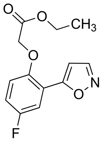 Ethyl 2-(4-fluoro-2-(isoxazol-5-yl)phenoxy)acetate JRD0241-1G