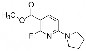 Methyl 2-fluoro-6-(pyrrolidin-1-yl)nicotinate ADE000795-1G