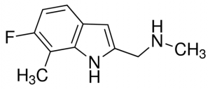 [(6-Fluoro-7-methyl-1H-indol-2-l)methyl]-methylamine CDS002593-50MG