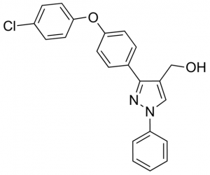(3-(4-(4-Chlorophenoxy)phenyl)-1-phenyl-1H-pyrazol-4-yl)methanol JRD0299-1G