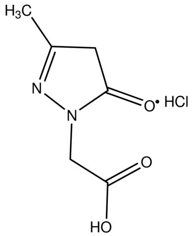 (3-Methyl-5-oxo-4,5-dihydro-1H-pyrazol-1-yl)acetic acid hydrochloride CBR00789-1G