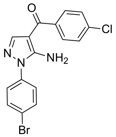 (5-Amino-1-(4-bromophenyl)-1H-pyrazol-4-yl)(4-chlorophenyl)methanone JRD0255-1G