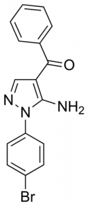 (5-Amino-1-(4-bromophenyl)-1H-pyrazol-4-yl)(phenyl)methanone JRD0251-1G