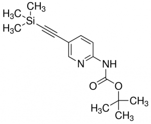 (5-Trimethylsilanylethynyl-pyridin-2-yl)-carbamic acid tert-butyl ester ADE000246-1G