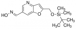 (E)-2-((tert-Butyldimethylsilyloxy)methyl)furo[3,2-b]pyridine-6-carbaldehyde oxime ADE001169-1G