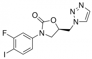 (R)-5-((1H-1,2,3-Triazol-1-yl)methyl)-3-(3-fluoro-4-iodophenyl)oxazolidin-2-one 901749-100MG