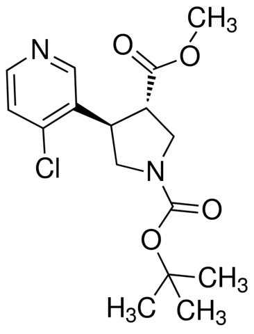 (trans-racemic)-1-tert-butyl 3-methyl 4-(4-chloropyridin-3-yl)pyrrolidine-1,3-dicarboxylate ADE000090-1G