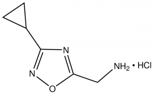 1-(3-Cyclopropyl-1,2,4-oxadiazol-5-yl)methanamine hydrochloride CBR00843-1G