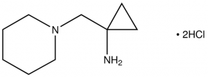 1-(Piperidin-1-ylmethyl)cyclopropanamine dihydrochloride CBR00666-1G