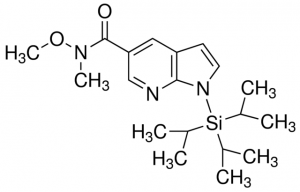 1-Triisopropylsilanyl-1H-pyrrolo[2,3-b]pyridine-5-carboxylic acid methoxy-methyl-amide ADE000944-1G
