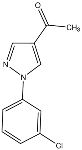 1-[1-(3-Chlorophenyl)-1H-pyrazol-4-yl]ethanone CBR00483-1G