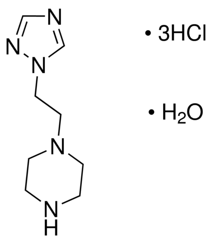 1-[2-(1H-1,2,4-Triazol-1-yl)ethyl]piperazine trihydrochloride hydrate CBR01078-1G