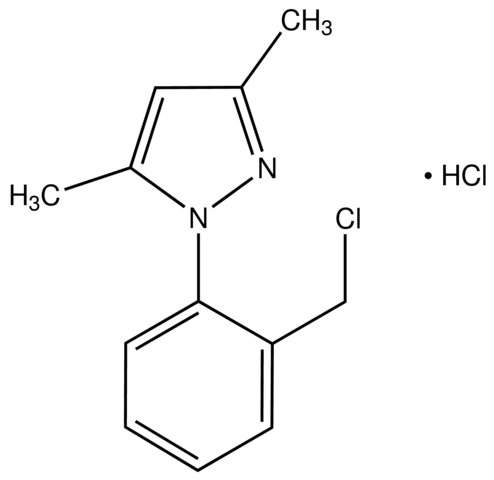 1-[2-(Chloromethyl)phenyl]-3,5-dimethyl-1H-pyrazole hydrochloride CBR00840-1G