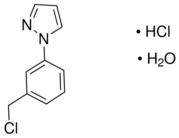1-[3-(Chloromethyl)phenyl]-1H-pyrazole hydrochloride hydrate CBR01524-1G