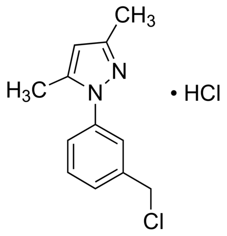 1-[3-(Chloromethyl)phenyl]-3,5-dimethyl-1H-pyrazole hydrochloride CBR01122-1G