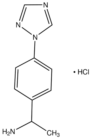 1-[4-(1H-1,2,4-Triazol-1-yl)phenyl]ethanamine hydrochloride CBR00793-1G