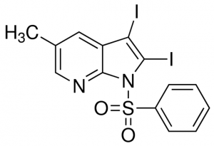 2,3-Diiodo-5-methyl-1-(phenylsulfonyl)-1H-pyrrolo[2,3-b]pyridine ADE001084-1G