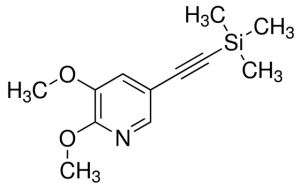 2,3-Dimethoxy-5-((trimethylsilyl)ethynyl)pyridine ADE000639-1G