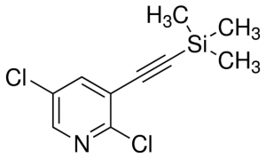 2,5-Dichloro-3-((trimethylsilyl)ethynyl)pyridine ADE001396-1G