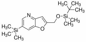 2-((tert-Butyldimethylsilyloxy)methyl)-6-(trimethylsilyl)furo[3,2-b]pyridine ADE001163-1G