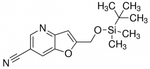 2-((tert-Butyldimethylsilyloxy)methyl)furo[3,2-b]pyridine-6-carbonitrile ADE001179-1G