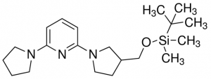 2-(3-((tert-Butyldimethylsilyloxy)methyl)pyrrolidin-1-yl)-6-(pyrrolidin-1-yl)pyridine ADE000829-1G