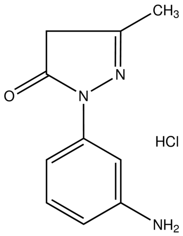 2-(3-Aminophenyl)-5-methyl-2,4-dihydro-3H-pyrazol-3-one hydrochloride CBR00941-1G
