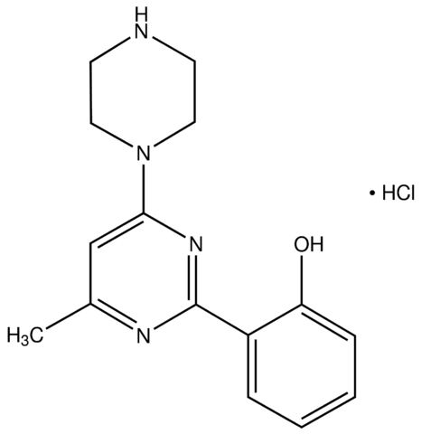 2-(4-Methyl-6-piperazin-1-ylpyrimidin-2-yl)phenol hydrochloride CBR00950-1G