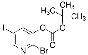 2-Bromo-5-iodopyridin-3-yl tert-butyl carbonate ADE000619-1G