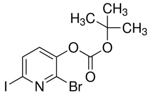 2-Bromo-6-iodopyridin-3-yl tert-butyl carbonate ADE000495-1G