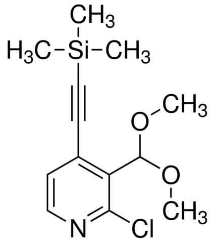 2-Chloro-3-(dimethoxymethyl)-4-((trimethylsilyl)ethynyl)pyridine ADE000665-1G